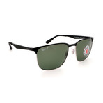 Men's  RB3569-90049A Polarized Sunglasses // Black + Green