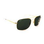 Men's  RB3611-131 Rectangular Sunglasses // Gold