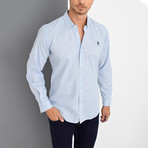 Smith Button-Up Shirt // Blue (Large)