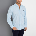 Smith Button-Up Shirt // Turquoise (Medium)