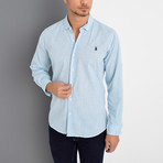 Smith Button-Up Shirt // Turquoise (X-Large)