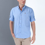 Joseph Button-Up Shirt // Blue (Large)