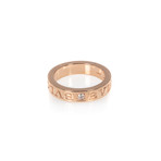 Bulgari Bulgari 18k Rose Gold Diamond Ring // Ring Size: 5.25