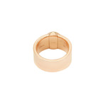 Bulgari Bulgari 18k Rose Gold Diamond Band Ring // Ring Size: 6