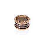 Bulgari B Zero Roma 18k Rose Gold + Bronze Ring // Ring Size: 6.25
