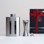 Fusion Flasks // Dual Chamber Hip Flask // Gift Set