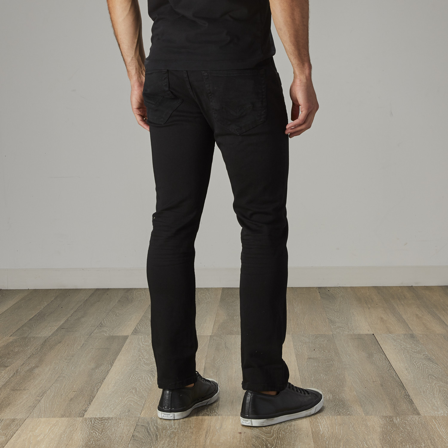 Men's Slim Fit Stretch Chinos // Black (34WX30L) - Xray Jeans - Touch ...