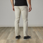 Men's Slim Fit Stretch Chinos // Stone (38WX32L)