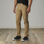 Men's Jean Cut Slim Fit Pants // Dark Khaki (36WX32L)