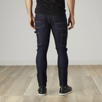 Men's Carpenter Style Jeans // Indigo (36WX30L)