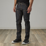 Men's Carpenter Style Jeans // Raw Denim (34WX30L)