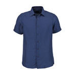 Barcelona Short Sleeve Shirt // Navy (M)