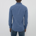 Frantz Button-Up Shirt // Dark Blue (L)