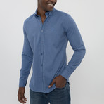 Frantz Button-Up Shirt // Dark Blue (3XL)