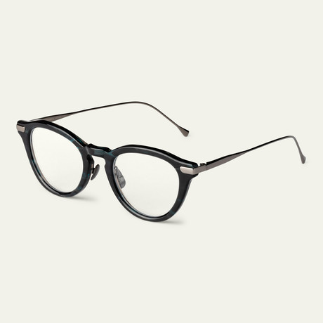 Unisex Le Vault Optical Frames // Emerald + Black Palladium