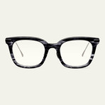 Unisex Medium Rare Optical Frames // Smoke + Black Palladium