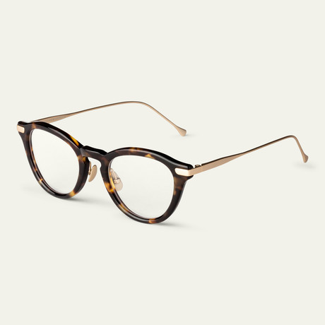 Unisex Le Vault Optical Frames // Tortoise + Brushed Gold