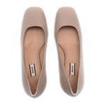 Women's Emily Leather Slip On Pumps // Pink (US: 5.5)