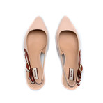 Women's Alice Calf Leather Slingback Pumps // Pink (US: 7.5)