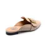 Women's Janesse Mule Slippers with Janelle Buckle // Soft Pink (US: 6.5)