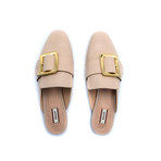 Women's Janesse Mule Slippers with Janelle Buckle // Soft Pink (US: 6.5)