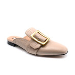 Women's Janesse Mule Slippers with Janelle Buckle // Soft Pink (US: 6.5)