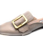 Women's Janesse Mule Slippers with Janelle Buckle // Soft Pink (US: 6.5)