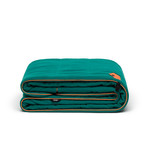 Polar Fleece Throw // Zephyr + Gas Can Red