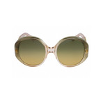 Chloé // Women's Sunglasses // Khaki + Ochre + Peach