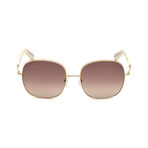 Tom Ford // Women's Georgina Sunglasses // Shiny Rose Gold + Roviex