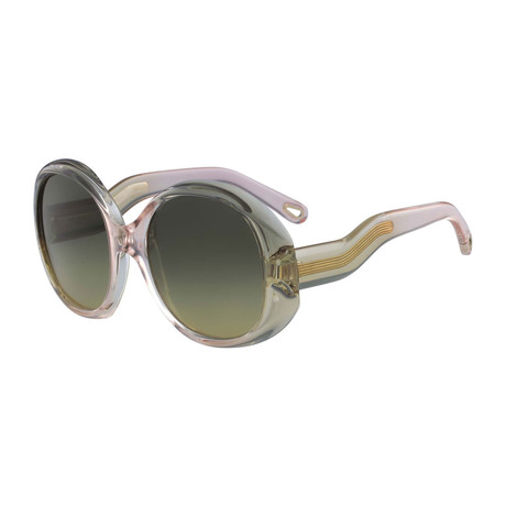 Chloé // Women's Sunglasses // Khaki + Ochre + Peach