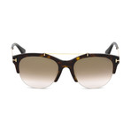 Tom Ford // Women's Adrenne Sunglasses // Dark Havana + Gold