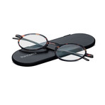FrontPage // Manhattan Glasses + Milano Black Case // Tortoise (+1.00)