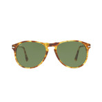 Men's 649 Series Sunglasses // Yellow Tortoise + Green