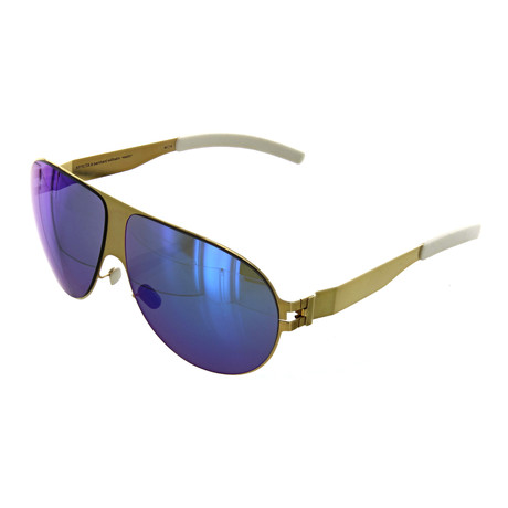 Mykita // Unisex Aviator Sunglasses II // Gold