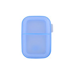 Minimal Silicone Container + Divider // Set Of 2 // Blue (23.7oz)