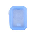 Minimal Silicone Container + Divider // Set Of 2 // Blue (23.7oz)