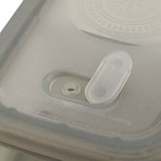 Minimal Silicone Container + Divider // Set of 2 // Gray (23.7oz)