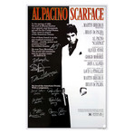 Al Pacino and Scarface Cast // Autographed Movie Poster