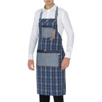 Bristol Apron // Denim Check