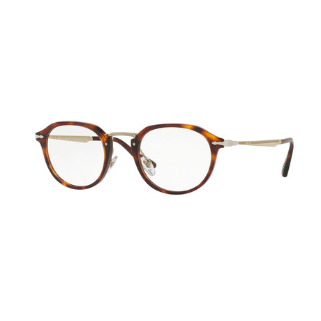 Men's Round Optical Frames // Havana + Light Brown