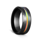 Seiryu Ring // Black + Multicolor (Size 6)