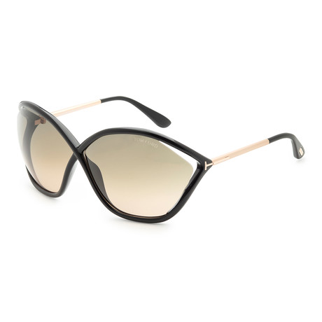 Women's Bella Sunglasses // Shiny Black + Smoke Gradient - Tom Ford - Touch  of Modern
