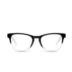 Unisex Hardwire Mini Blue-Light Blocking Glasses // Black + Clear