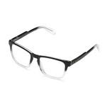Unisex Hardwire Blue-Light Blocking Glasses // Black + Clear