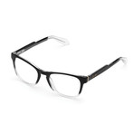 Unisex Hardwire Mini Blue-Light Blocking Glasses // Black + Clear