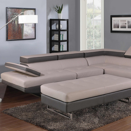 Incline Collection // Gray (Ottoman)