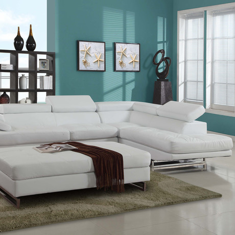 Incline Collection // White (Ottoman)