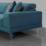 Caicos Collection // Blue (Left Chaise)