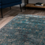 Castell // Boho Chic Area Rug // Steel (3'L x 5'W)